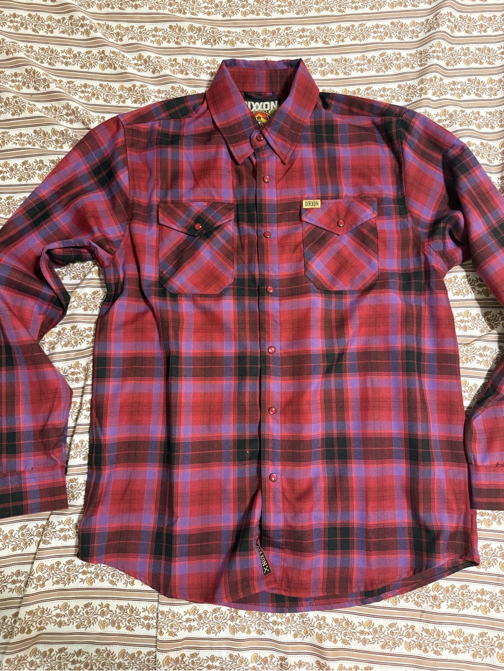 DIXXON Limited Edition “Sailor’s Delight”Snap Button-Down Flannel